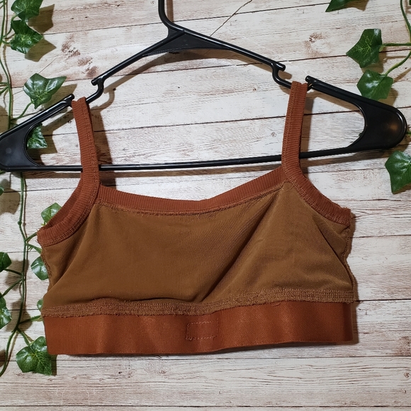 SKIMS Copper Soft Lounge Bralette Intimates Bra Brown Kim Kardashian - Picture 9 of 12